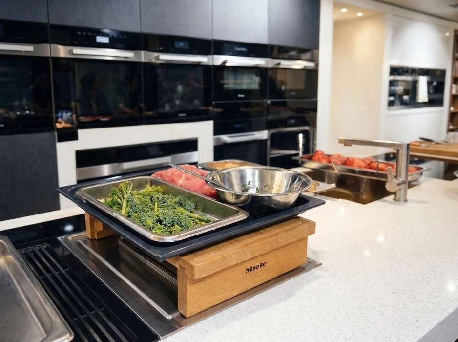 Cuisine professionnelle de démonstration Miele